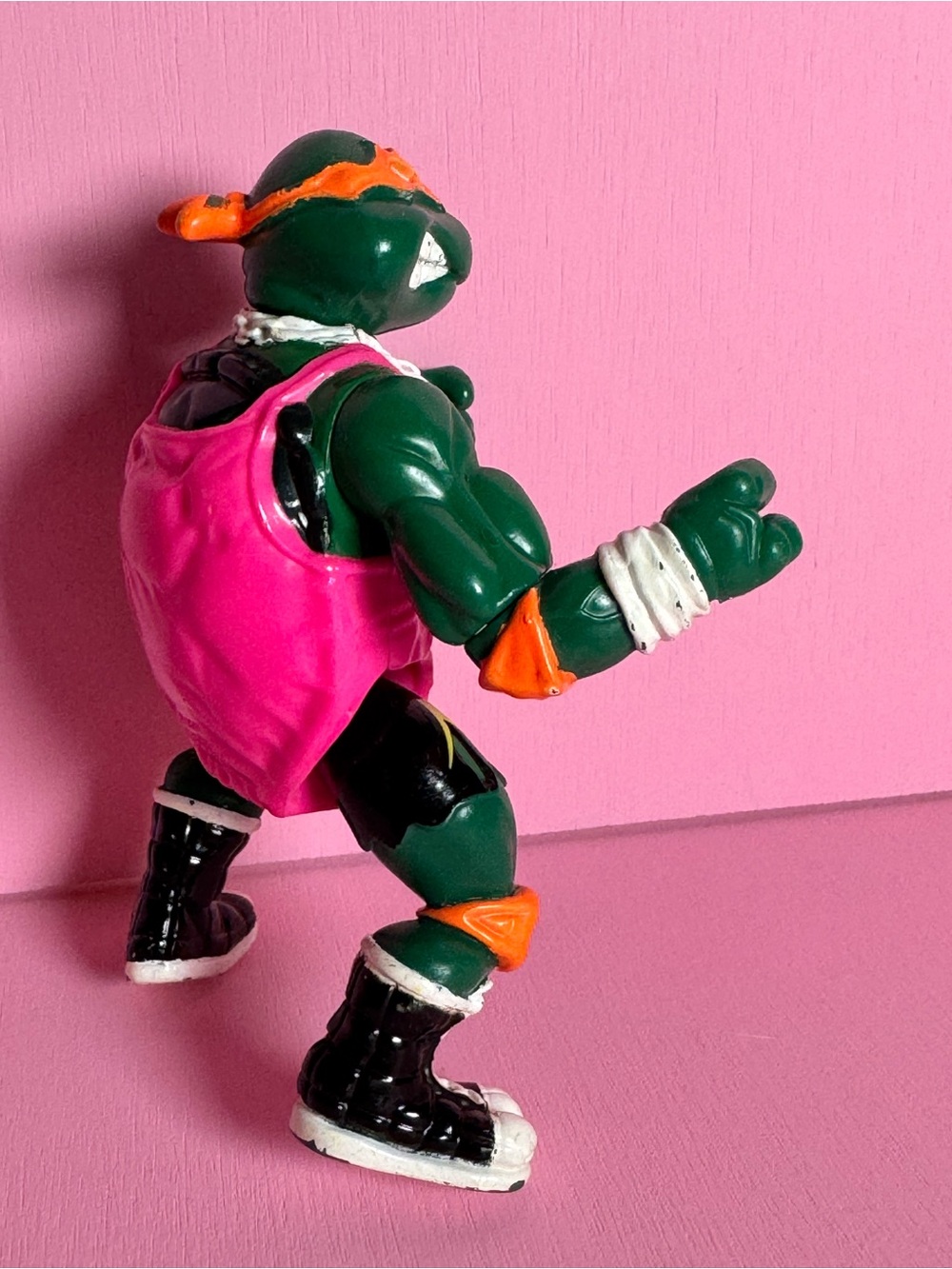 1991 Playmates Toys "Shell Slammin' Mike" action figure TMNT Ninja Turtle - Picture 11 of 11